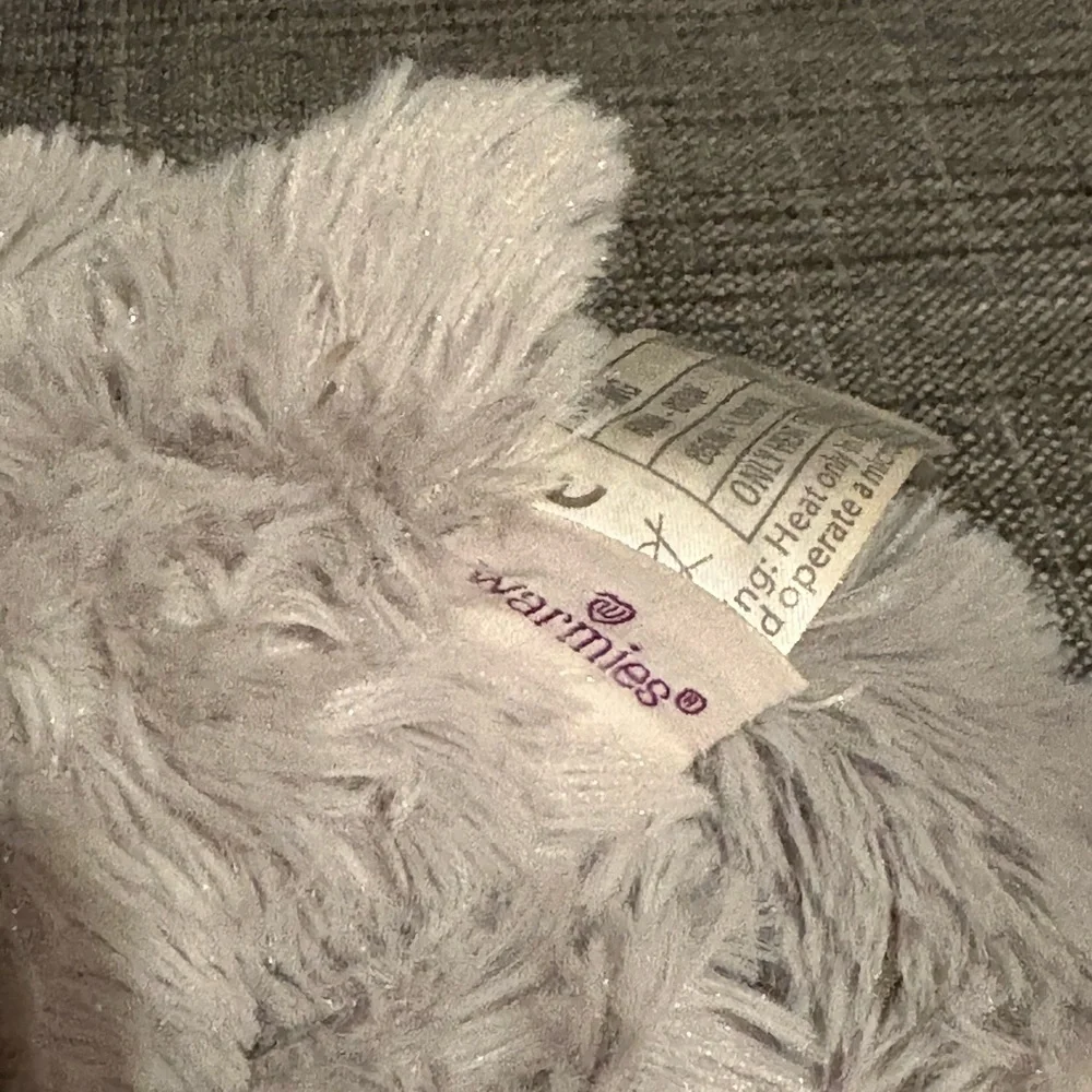 Warmies Husky Junior Plushie Gray White Puppy Dog Wolf